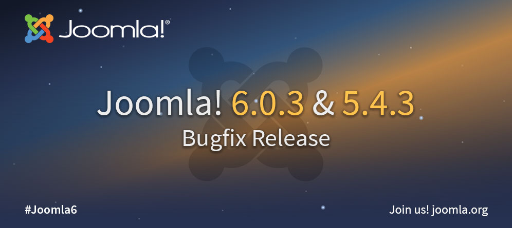 Joomla 5.4.2 and 6.0.2